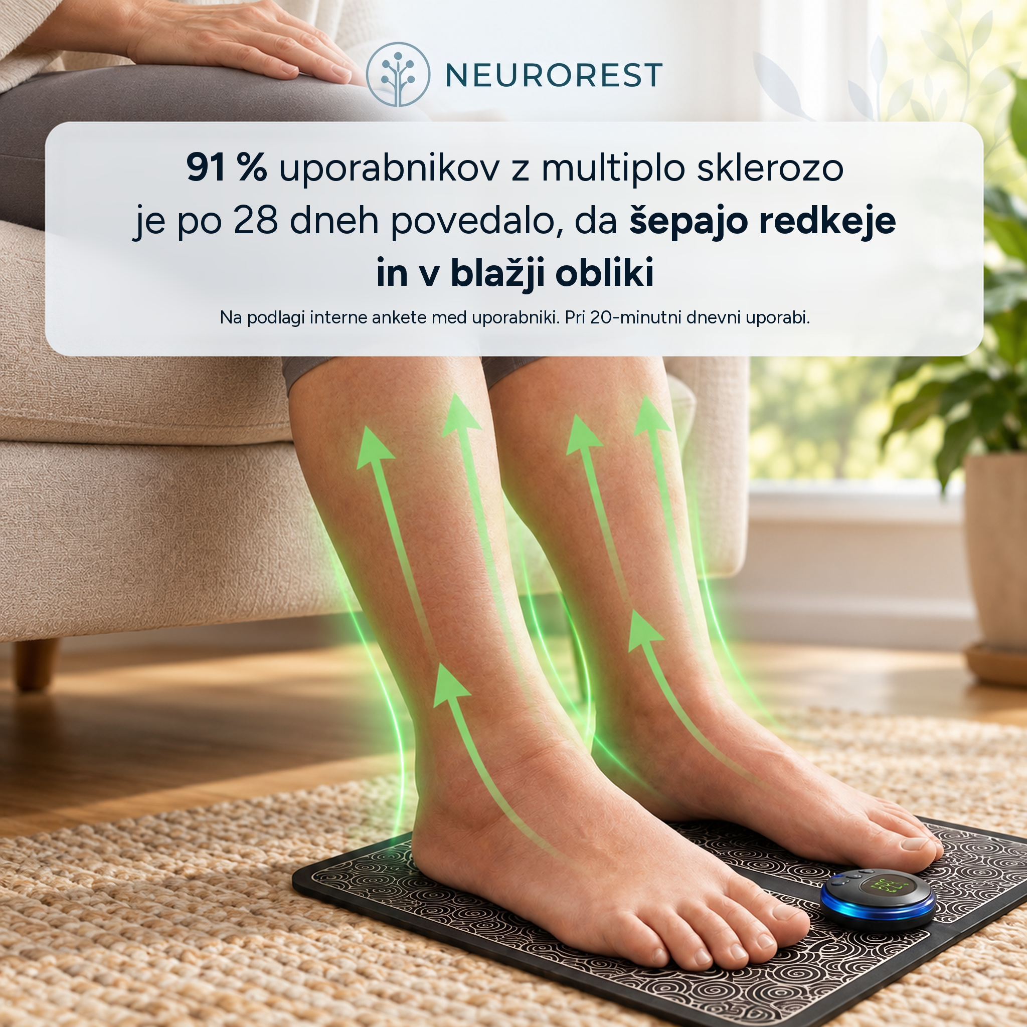 NeuroRest EMS aktivator za noge